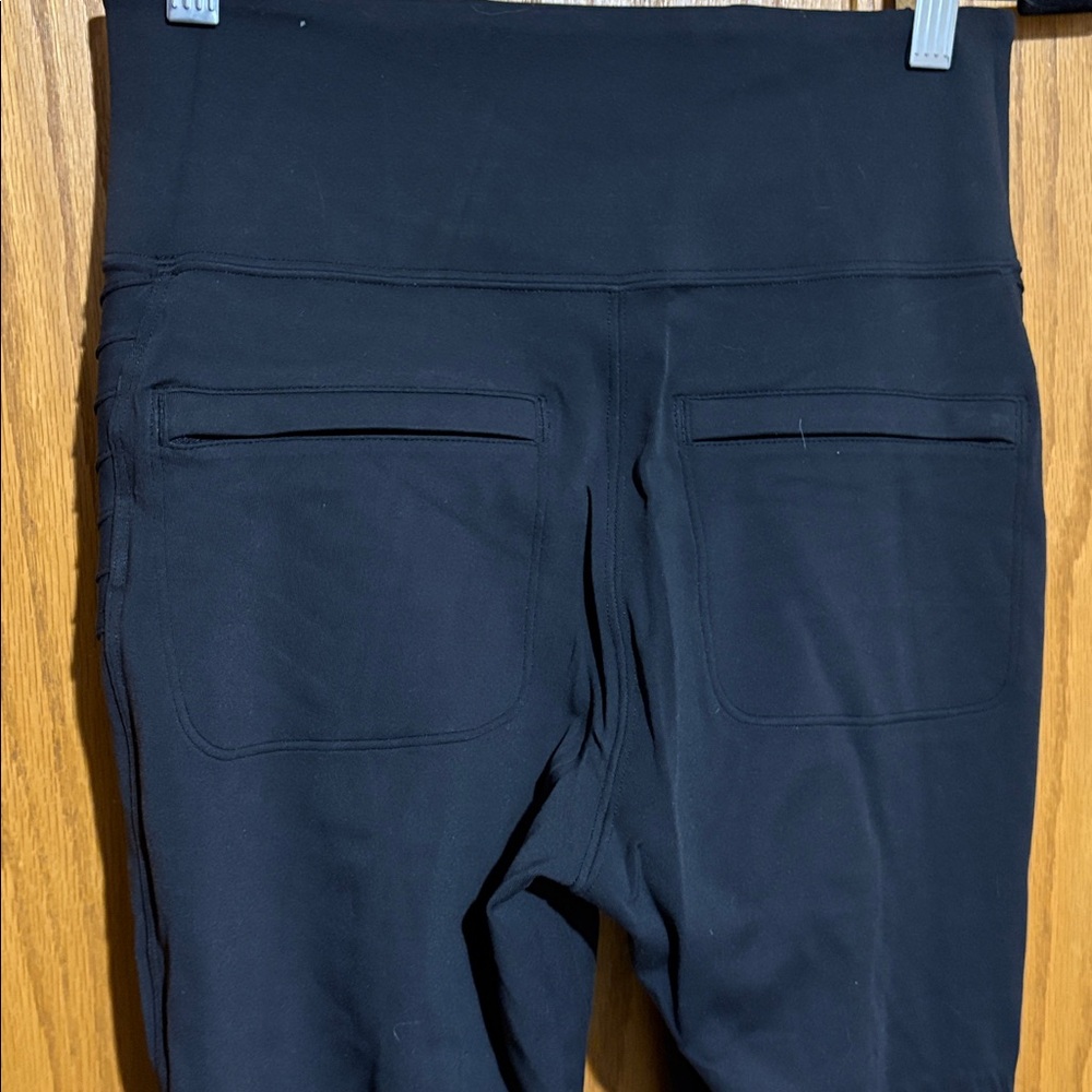 Athleta women's SP delancey moto tight leggings high rise waist zipper ankle - Picture 5 of 9